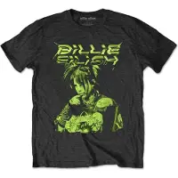 Billie Eilish T-shirt Illustration Unisex Black S