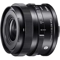Sigma 17 Mm F/4 Dg Dn Se Camera Lens Argenté