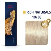 Wella Koleston Perfect ME+ Rich Naturals coloration cheveux permanente teinte 10/38 60 ml