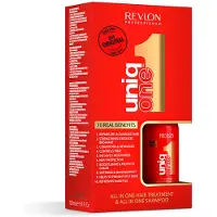 Revlon Uniq One Set Hair Treatment 150ml + All in One Shampoo 100ml