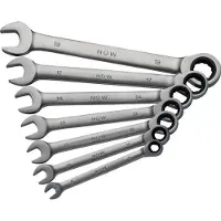 Now Jeu de clés mixtes à cliquet 7 pcs. SW 8-19mm ger.NOW (10 mm, 11 mm, 12 mm, 13 mm, 14 mm, 15 mm, 16 mm, 17 mm, 18 mm, 19 mm, 8 mm, 9 mm)