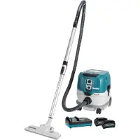 Makita VC005GLM201X XGT 40V Max Li-Ion Batterie Aspirateur (2x 8.0Ah) - Classe L - 8L