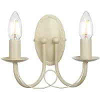Elstead Lighting Applique double crème Minster 2xE14 60W Elstead