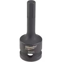 Milwaukee Embout de force 1/2" HEX8x67 mm SHOCKW 4932478065 (8 mm)