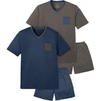 Bonprix Lot de 2 pyjashorts (ens. 4 pces)