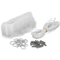 Kerbl Filet de protection pour chat 4x3 m Transparent