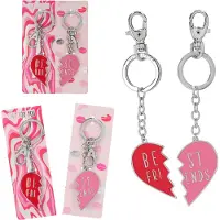 Depesche TOPModel Porte-clés coeur brisé, Lot de 2 BFF