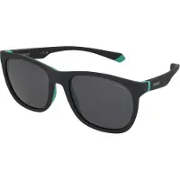 Polaroid Pld2140s543ol 55/18/145 Polarized Sunglasses Noir Green Mirror/CAT3