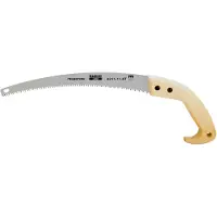 Bahco Scie à élaguer avec pointes de dents réaffûtables et poignée en bois, 6 dents, 11".