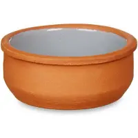 Merkloos Set 6 Töpfe aus Steingut 8 cm Farbe grau