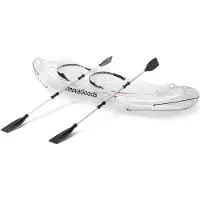 Huismerk Aufblasbares transparentes Kajak mit Zubehör Paros 312 cm 2 Personen