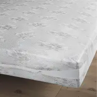 Home Maison Rénove matelas intégral et extensible polyester blanc 90x190 cm