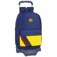Safta F.c Barcelona 19/20 Away Sac à dos à roulettes bleu bleu One Size
