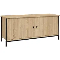 vidaXL Armoire TV avec portes Chêne Sonoma 102x35x45 cm Bois composite