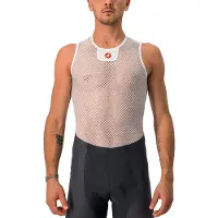 Castelli Core Mesh 3 Sleeveless Base Layer Blanc L-XL Homme