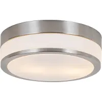 QAZQA Plafonnier d'extérieur moderne en acier 28 cm IP44 - Flavi