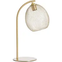 Light & Living Lampe de table - or - MOROC - métal - lampe de bureau - E27 - 1880885 -