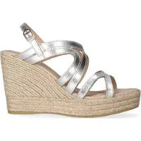 Toni pons Olimpia Esparto Wedge Sandals Argenté EU 38 Femme
