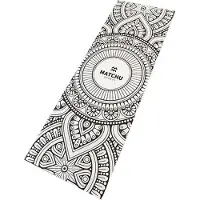 Matchu Sports - Tapis de yoga - Tapis de sport - Tapis de yoga antidérapant - Facile à nettoyer - Impression Mandala - 172 cm x 61 cm x 0.6 cm