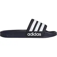 Adidas Mule 'Adilette' bleu foncé / blanc