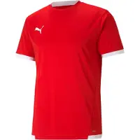 Puma Teamliga Maillot Manches Courtes Hommes - Rouge / Blanc | Taille: XL