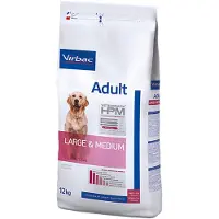 Virbac Croquettes Hpm Adulte Pour Chiens De Grande Et Moyenne Race 12kg