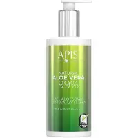 Apis Natural Aloe Vera 99% Gel d'Aloe Vera pour le visage et le corps, 300ml