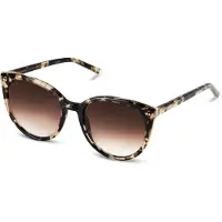 Kapten & Son Lunettes de soleil 'Manhattan Crystal Tortoise Brown' cappuccino / brun foncé