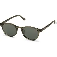 Kapten & Son Lunettes de soleil 'Marais Transparent Olive Green' kaki