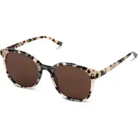 Kapten & Son Lunettes de soleil 'Nairobi Sand Tortoise Brown' noisette / orange clair / noir