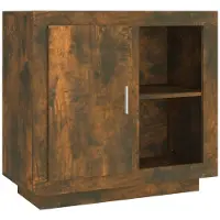vidaXL Sideboard chêne fumé 80x40x75 cm