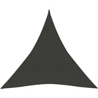 vidaXL Voile d'ombrage 160 g/m² Anthracite 4x4x4 m PEHD