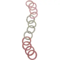 Jollein Jeu Jollein Jeu d'Anneaux Silicone 20x7x1cm Teddy Bear