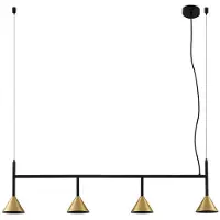 LUCANDE Suspension , Kartio, dimmable, Noir, Salon / séjour, Métal, Design