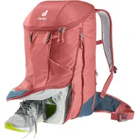 Deuter Sac à dos de sport 'Rotsoord' gris / rouge pastel / blanc