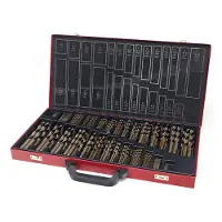 HBM Jeu de forets 230 pièces HSS - 5% Cobalt