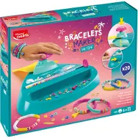 Maped Creativ 907406 Creativ Schmuck-Basteln-Set Heishi-Armbandmaschine grün/türkis