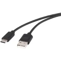 Renkforce Câble USB USB 2.0 USB-A mâle, USB-C mâle 1.00 m noir Contacts plaqués or RF-4288947