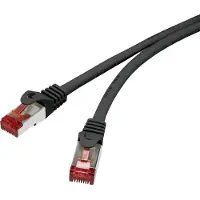Renkforce RF-4965870 RJ45 Netzwerkkabel Patchkabel CAT 6 S/FTP 30 m Schwarz mit (RF-4965870)