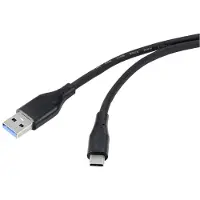 Renkforce Câble USB 3.2 Gen1 3.0 3.1 USB-C mâle 2.00 m noir (RF-4995176)