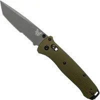 Benchmade Bailout 537Sgy-1 Green Tanto Serrated