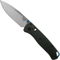 Benchmade Couteau pliant Bugout S90V Satin, Carbon Fiber