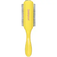 Denman Curly Hair Brush D4 9 Row Styling Brush for Styling and Defining Curls - Yellow