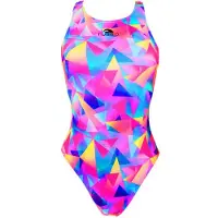 Turbo Geo Galaxy Swimsuit Rose XL Femme