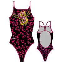 Turbo Maillot De Bain à Fines Bretelles Tiger Money Rapper