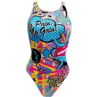 Turbo Crazy Comic Swimsuit Multicolore L Femme