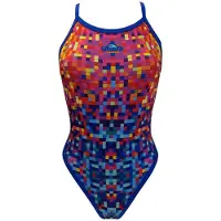 Turbo Pixels Revolution Swimsuit Multicolore S Femme