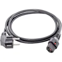 Hawa Câble de raccordement pour appareils IEC 1008271 noir 2 m
