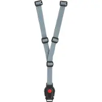 Polisport 8634100020 - Harnais de sécurité 3 Points de Rechange pour modèle de Chaise BILBY Junior de Couleur Grise, Gris