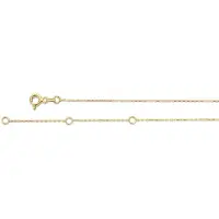 Jackie Gold Chaine Medina Amethyst en or jaune 14 carats